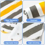 Zainpe 5Pcs Baby Bandana Cotton Drool Bibs Soft Absorbent Infant Bibs Saliva Towels - Image 4